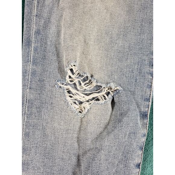 Lucky Brand Jeans Size 4 Womens Blue Stretch Pant Denim Mid Rise Ava Cropped - Picture 3 of 15